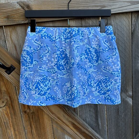 Lilly Pulitzer Luxletic Madison Skort Turtley Awesome Print - Picture 3 of 8
